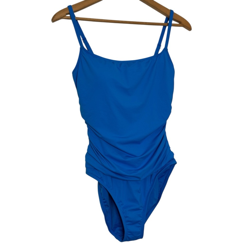 La Blanca Classic Blue One-Piece Swimsuit